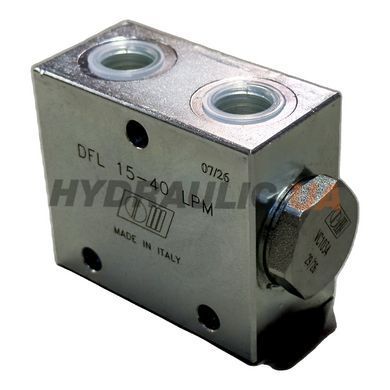 Роздільник потоку картриджний DFL A CARTUCCIA 15-40 LPM, 3/8&Prime; BSP, 350 бар, 50/50 | Marchesini, Італія