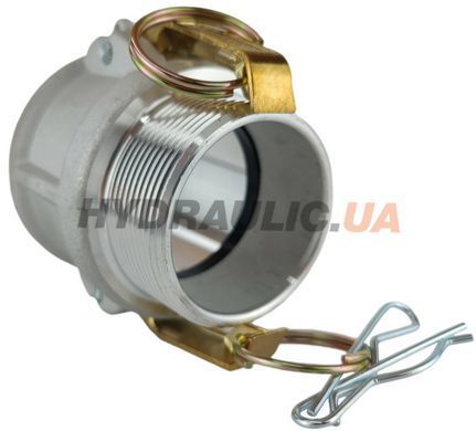 Муфта камлок тип B200 (2") с наружной резьбой, Алюминий, ДУ 50, диаметр резьбы G 2"