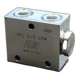 Роздільник потоку картриджний DFL A CARTUCCIA 2-5 LPM, 3/8&Prime; BSP, 350 бар, 50/50 | Marchesini, Італія