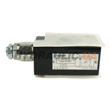 Клапан предохранительный модульного монтажа UZPR6-32/100-2AT Ponar, NG6, 100 bar, канал A&rarr;T