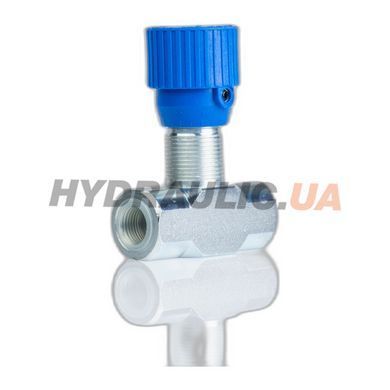 Дроссель масляный для гидравлики без обратного клапана VRFB 90&deg; | 3/8" BSP, 30 л/мин, 350 Бар