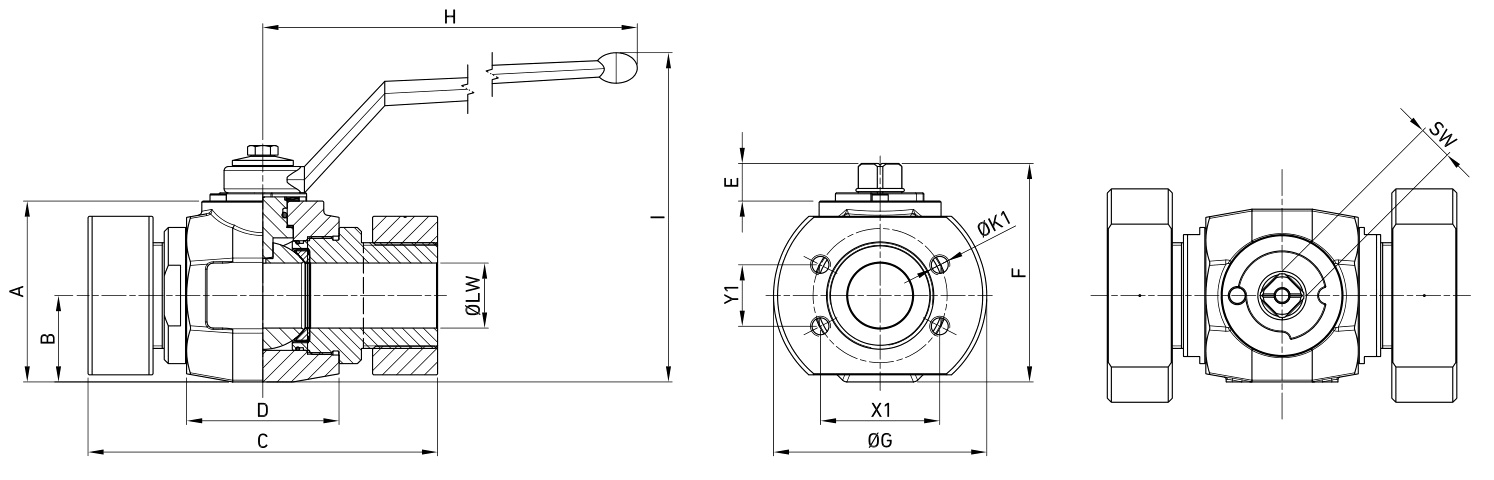 Габаритне креслення GEMELS GB2FFCB3021A000