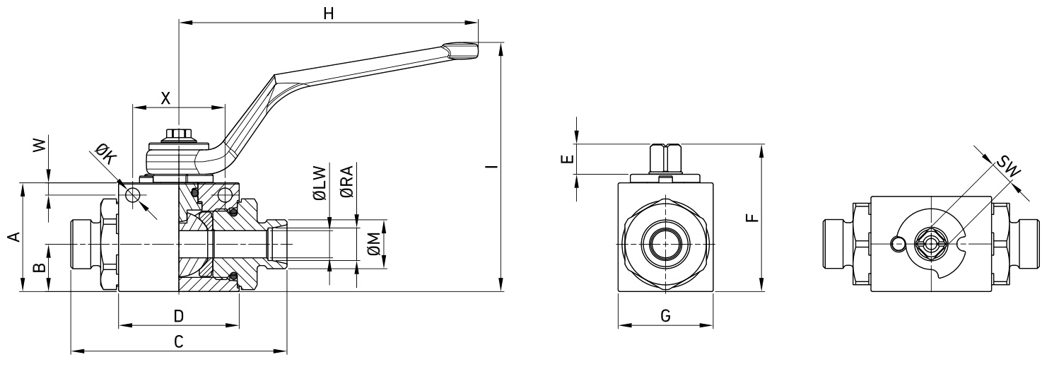 Габаритне креслення GEMELS GE2DDL35011A000