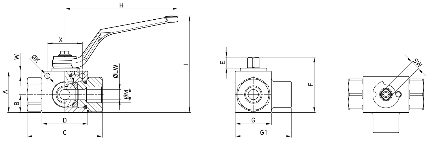 Габаритне креслення GEMELS GE3GGR73011A000