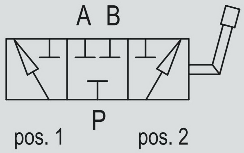 гидравлическая схема 4-х ходового дивертора IDF4V и IF4