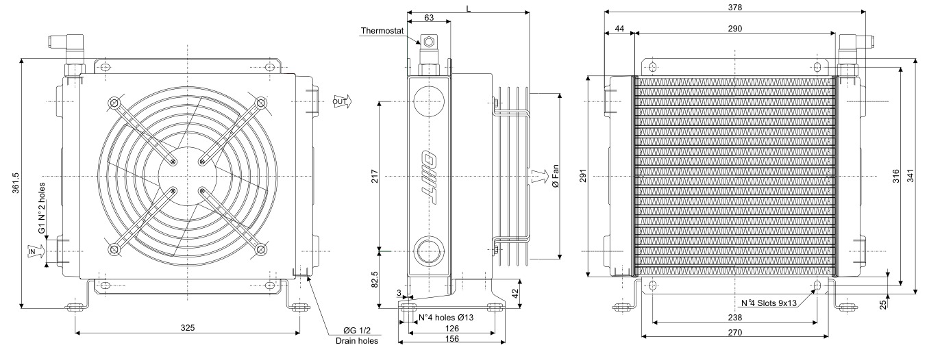 Габаритне креслення OMT SS24
