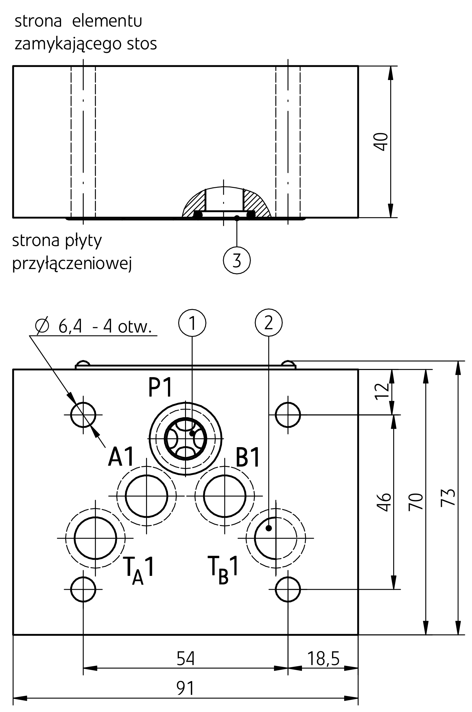 Габаритне креслення Ponar WZZC10-32P